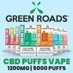 Green Roads CBD Isolate Disposable Vape, Mixed Berry