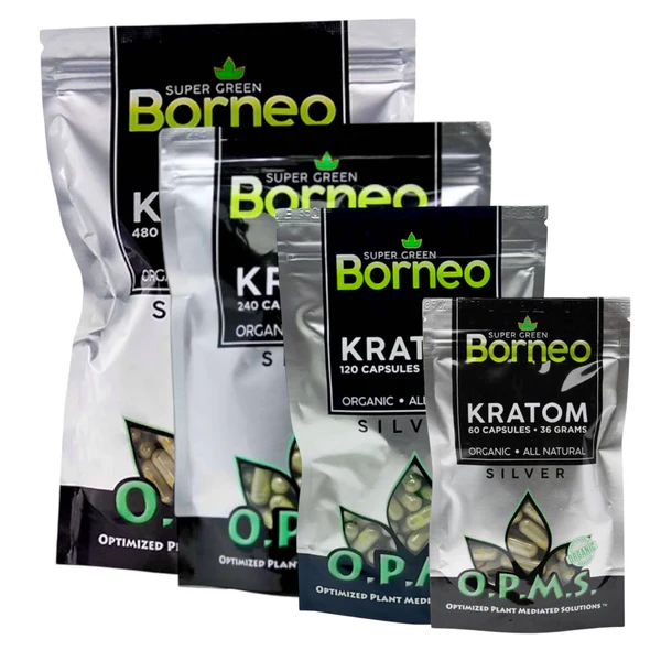 OPMS Silver Kratom Capsule Pouch - Image 2